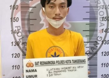 Lantaran Memiliki Sabu LH Dibekuk Satnarkoba Polresta Tangerang
