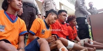 POLSEK SUKOLILO BEKUK EMPAT PELAKU CURANMOR YANG RESAHKAN WARGA