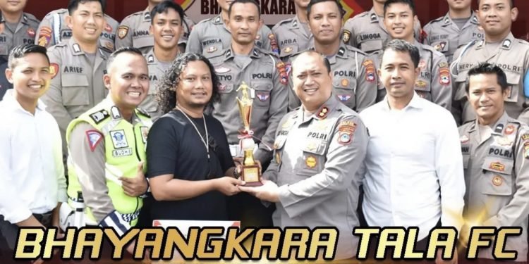 Membanggakan, Team Bhayangkara Tala FC Raih Juara 2 Turnamen Sepak Bola Flamboyan Cup 2022