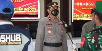 Wakapolres Tanah Laut Pimpin Apel Gelar Pasukan Operasi Lilin Intan 2022
