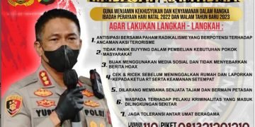 Himbauan Kamtibmas Kapolrestabes Surabaya Jelang Nataru 2023