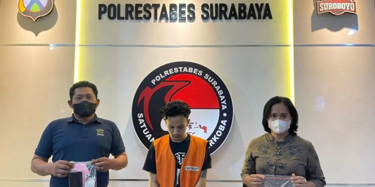 Pemuda Simogunung Barat Ditangkap Satresnarkoba Polrestabes Surabaya