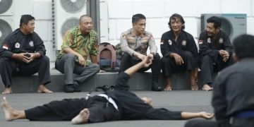 Latihan Bersama Pendekar Wani Jogo Suroboyo, Ini Kata Kapolrestabes Surabaya