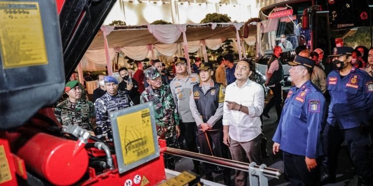 Surabaya Pulih 2023 Forkopimda Kota Surabaya Launching Mobil Heavy Duty Rescue