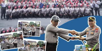 Kapolres Kediri Kota Menjadi Irup HUT Satpam ke 42 Tahun 2023