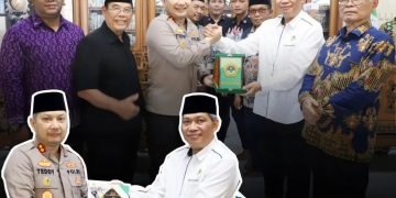 Tingkatkan Sinergitas, AKBP Teddy Chandra Jalin Komunikasi Dan Silaturohmin Ke Pondok Pensantren Wali Barokahan
