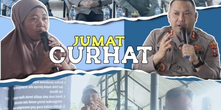 Jumat Curhat Polres Kediri Kota Jadi Ajang Silaturohmi Dan Berbagi Aspirasi