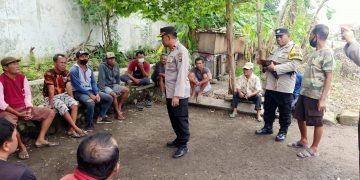 Antisipasi Judi Sabung Ayam, Polisi Kediri Kota Beri Himbauan Door To Door