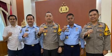 Kapolres Kediri Kota Polda Jatim Terima Kunjungan Kalapas Klas II A Kediri
