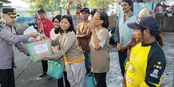 Bulan Ramadhan, Kapolres Kediri Kota Beri Bantuan Kemanusian kepada Masyarakat