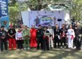 Melalui Acara Jalan Sehat Kapolres Kediri Kota Laksanakan Deklarasi Damai Antar Perguruan Silat