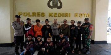 Kapolres Kediri Kota Berangkatkan Tim Pencak Silat Piala Kapolri