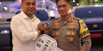 Ucapan Terima Kasih Dan Apresiasi Polrestabes Surabaya, Pemkot Serahkan 11 Mobil Operasional