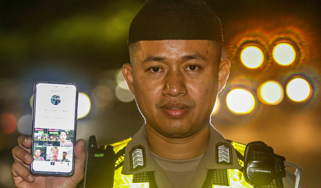 Anggota Polantas Polrestabes Surabaya Berdakwah