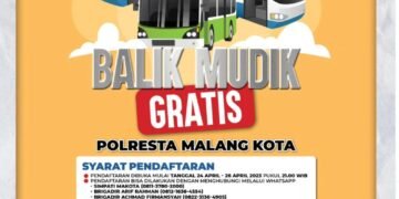 Polresta Malang Buka Program Balik Mudik Gratis, Animo Pendaftar Tinggi