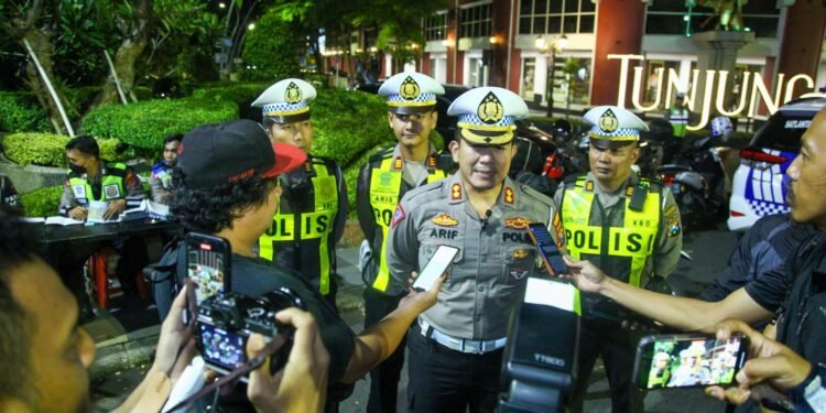 Cegah Balap Liar dan Laka Lantas, Sat Lantas Surabaya Gelar Patroli Skala Besar