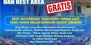 POLRES TANAH LAUT MENERIMA PENITIPAN KENDARAAN DAN REST AREA GRATIS