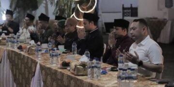 Kapolres Kediri Kota Doa Bersama Dan SIlaturohmi Dengan Para Asparagus Di Rumah Dinas