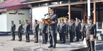 Polres Tanah Laut Dengan Khidmat Laksanakan Upacara Peringatan Hari Kebangkitan Nasional Ke 115