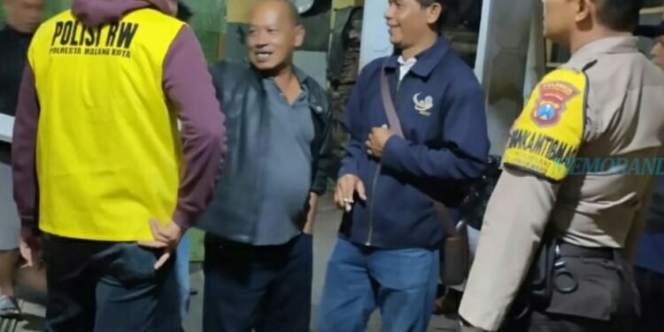 Polisi RW Kota Malang Tangani Kesalahpahaman Warga dan Mahasiswa