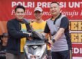 Jalan Sehat Hari Bhayangkara ke-77 Polres Kediri Kota,  Wujud Soliditas Polri dan Masyarakat