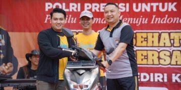 Jalan Sehat Hari Bhayangkara ke-77 Polres Kediri Kota, Wujud Soliditas Polri dan Masyarakat