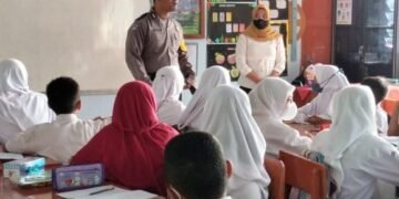 Operasi Bina Waspada 2023 : Cegah Isu Penculikan Anak, Polres Kediri Kota Terjunkan Bhabinkamtibmas Sosialisasikan ke Sekolah