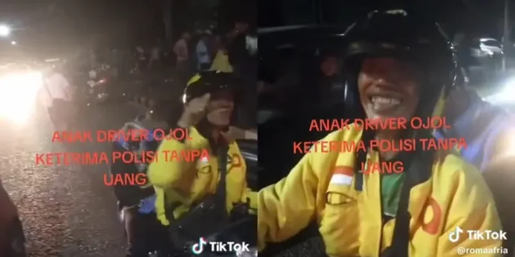 Lolos Seleksi Polisi Tanpa Biaya Anak Driver Gojek Viral Di Media Sosial