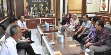 Jelang Pemilu Polres Tanah Laut Terima Kunjungan Dari Ketua KPU Tanah Laut