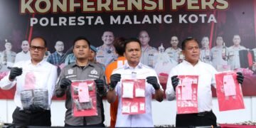 War On Drugs, Polresta Malang Kota Sita 1,5 Kg Dari Kurir Narkoba