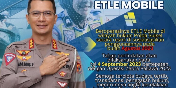 ETLE Polda Sulawesi Selatan Resmi di Berlakukan Bulan September 2023