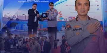 Hebat Kali ini  Polri Raih Juara 1 Kategori Desain Booth Terbaik Pada Pameran Indo Security 2023
