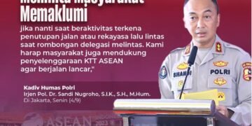 KTT ASEAN Telah di Gelar, Kadiv Humas Polri Sampaikan Permintaan Maaf Kepada Masyarakat Adanya Penutupan Jalan