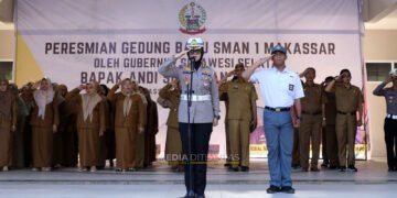 Ditlantas Sulsel dan jajaran serentak melaksanakan program Police Goes to School