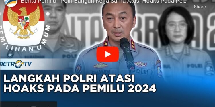 Polri Bangun Kerja Sama Atasi Hoaks pada Pemilu 2024