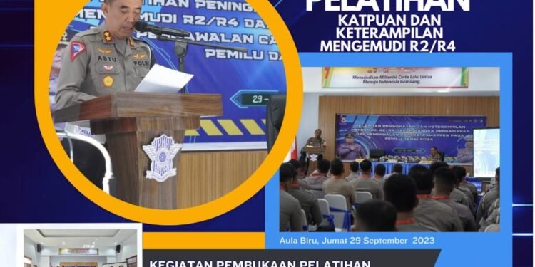Ditlantas Polda Sulsel gelar pelatihan pengawalan Capres-Cawapres 2024