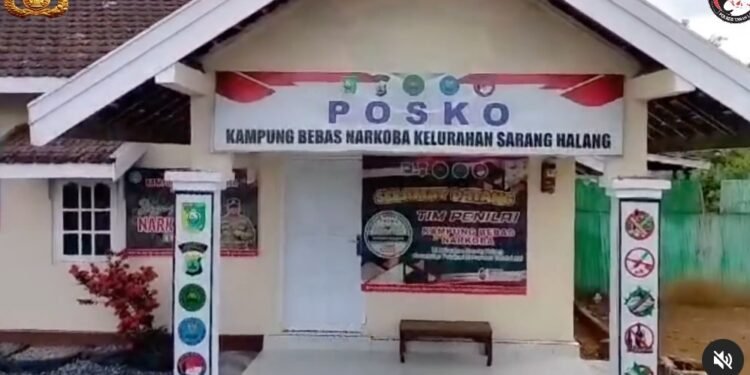 Tingkatkan Kesadaran Masyarakat Terhadap Bahaya Narkoba , Kampung Bebas Narkoba Polres Tanah Laut Getol Sosialisasi