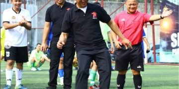 Perkuat Sinergisitas, Polri dan Jurnalis Gelar Seven Soccer