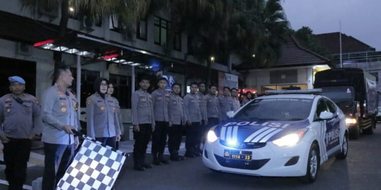 Polresta Malang Kota, Kirim 2 Truck Bantuan ke Palestina