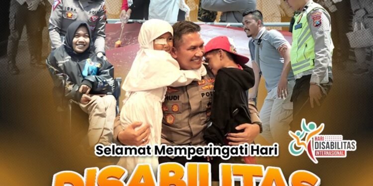 Peringati Hari Disabilitas Internasional, Polresta Malang Kota Berbagi Berkah