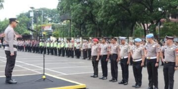 Awal Tahun, 122 Personel Polres Metro Tangerang Kota Naik Pangkat
