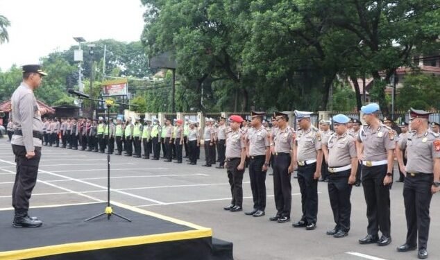 Awal Tahun, 122 Personel Polres Metro Tangerang Kota Naik Pangkat