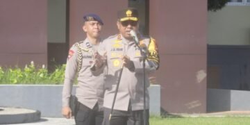 Kapolda Papua Barat Pimpin Apel Perdana, Ingatkan Kesiapan Pengamanan Pemilu 2024