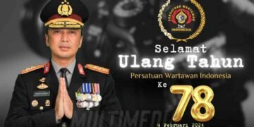 Kadiv Humas Polri Ucapkan Selamat Ulang Tahun PWI Ke-78