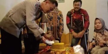 2 Tahun Mengabdi di Polresta Malang Kota, 4 Penyandang Disabilitas Gelar Tasyakuran