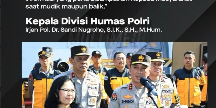 Apel Kesiapsiagaan Divhumas Polri Dalam Rangka Operasi Ketupat 2024