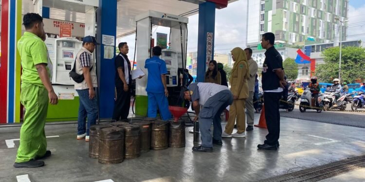 Polresta Malang Kota Sidak SPBU, Cegah Kecurangan Penjualan BBM dan Penyalahgunaan Tera