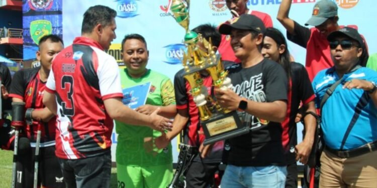 Pj. Wali Kota Malang Apresiasi Turnamen Sepak Bola Amputasi Kapolresta Malang Kota Cup 2024