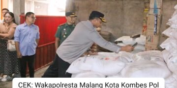 Pastikan Pendistribusian Pupuk Subsidi Tepat Sasaran Polisi Malang Kota Datangi Kios dan KUD