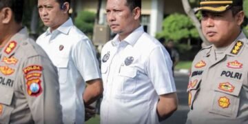 Dirreskrimsus Polda Jatim Kombes Pol Budi Hermanto Ikuti Apel Gelar Pasukan Operasi Zebra 2024
